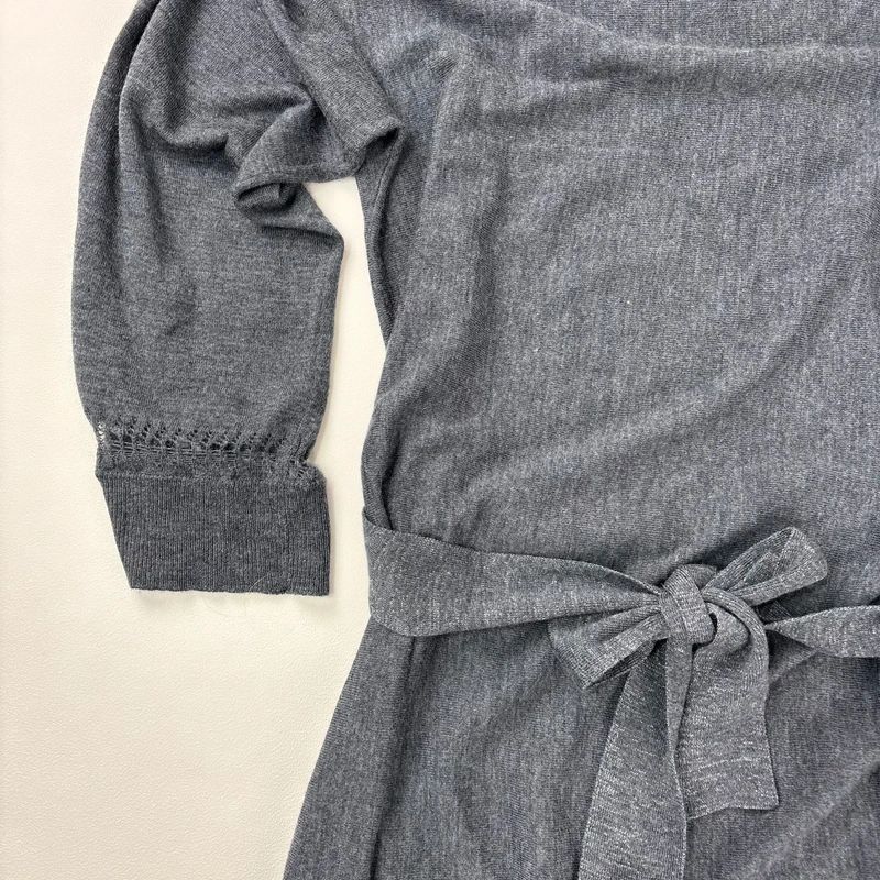 grey knitted Zadig & voltaire slouchy mini dress