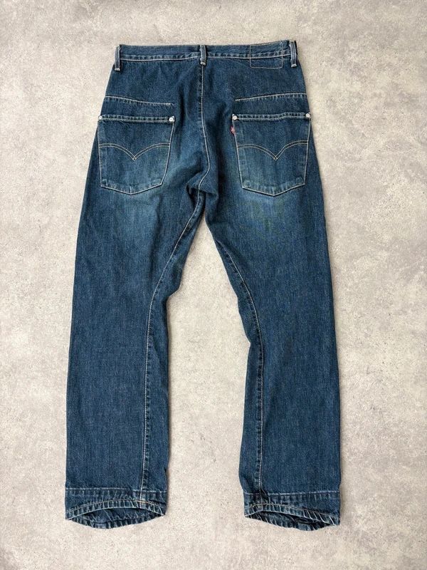 Levis engineered twisted jeans