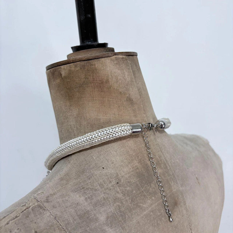 boho hanging charm necklace