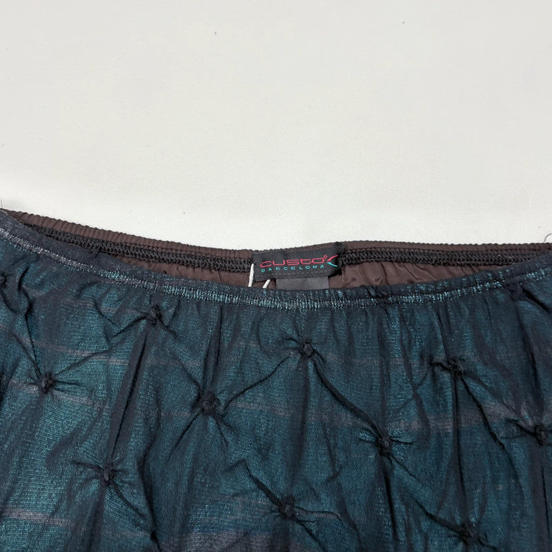 custo Barcelona graphic overlay midi skirt