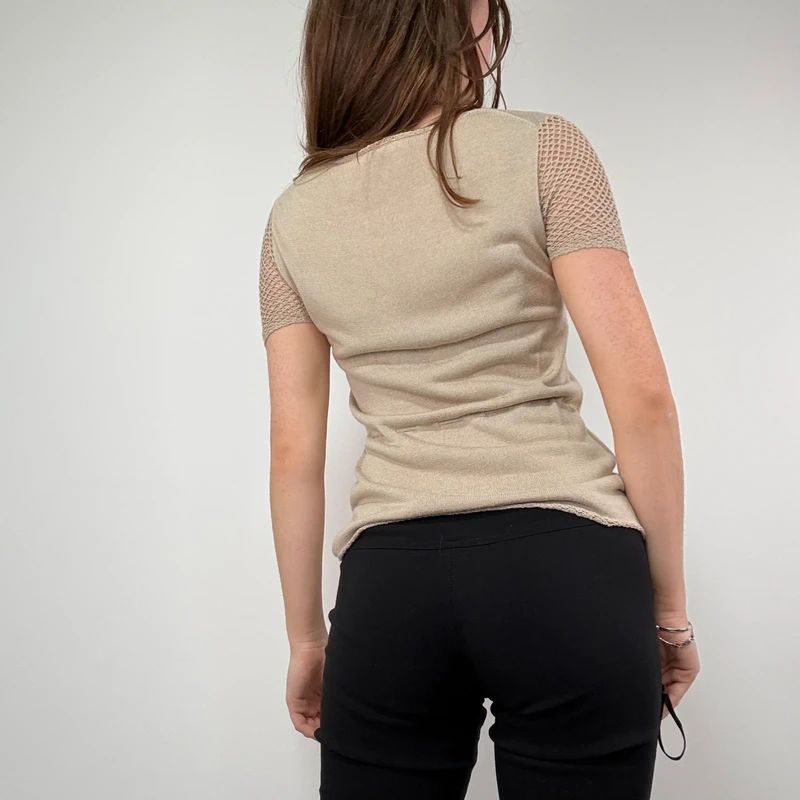 Laura Ashley Lace Knit Top
