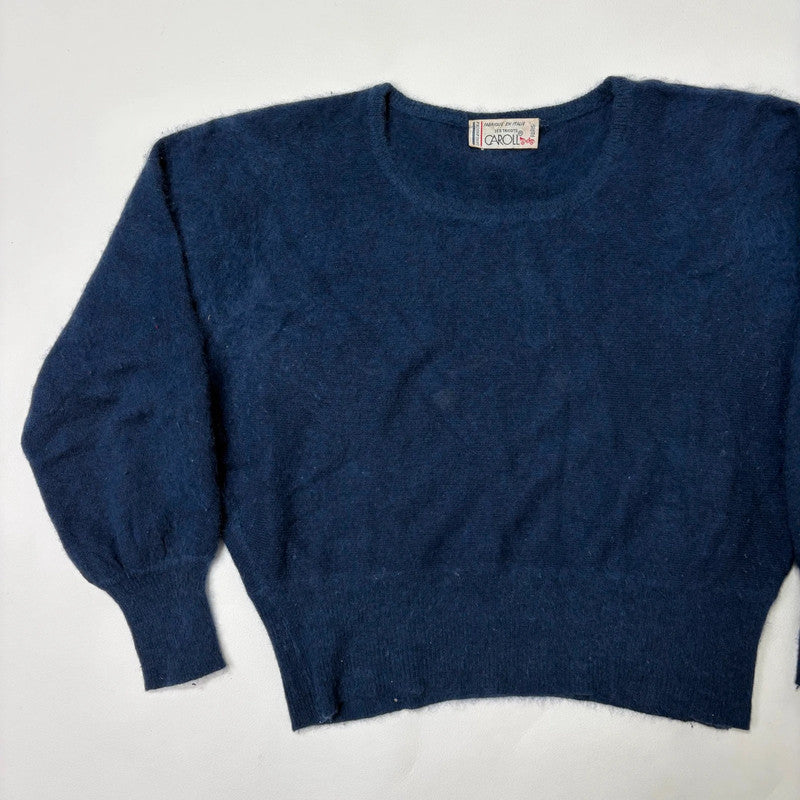 angora knitted slouchy batwing jumper
