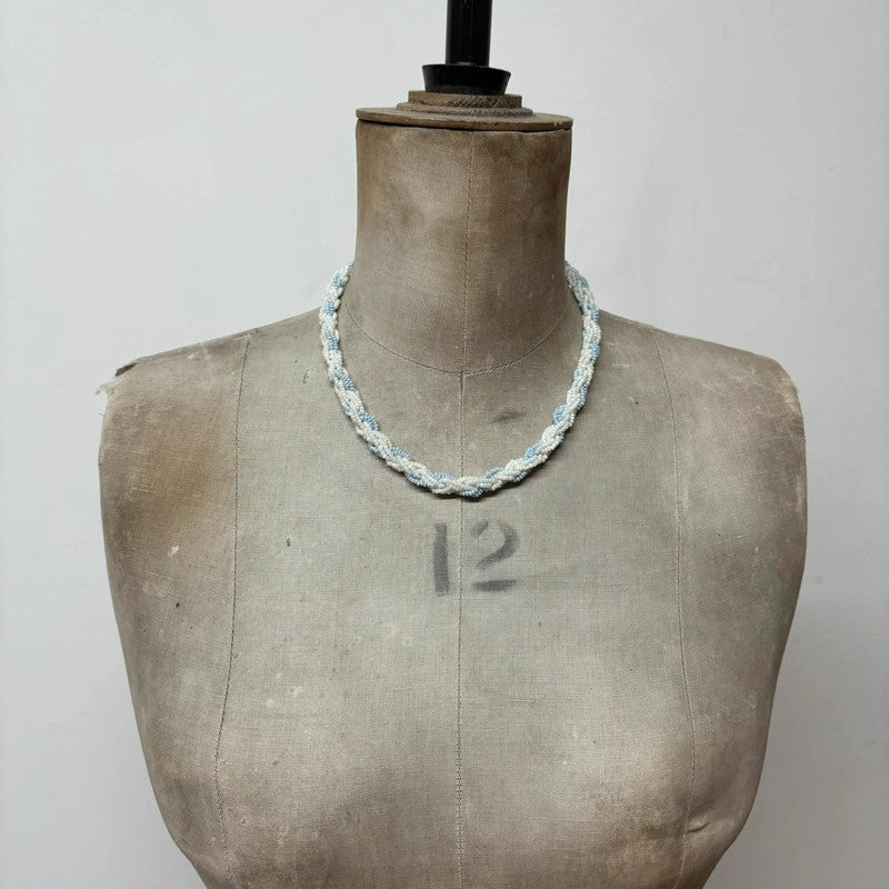 layered beaded boho necklace