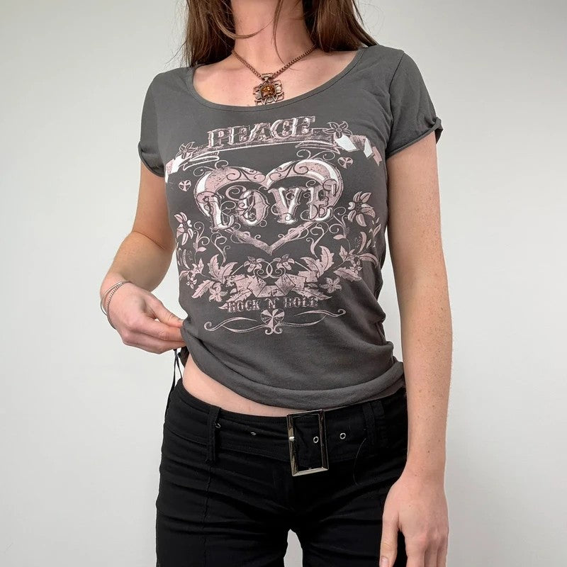 vintage Jane Norman slouchy graphic t-shirt