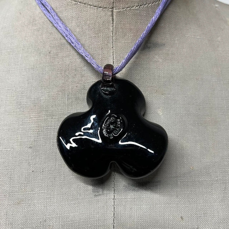 Chunky glass crystal pendant