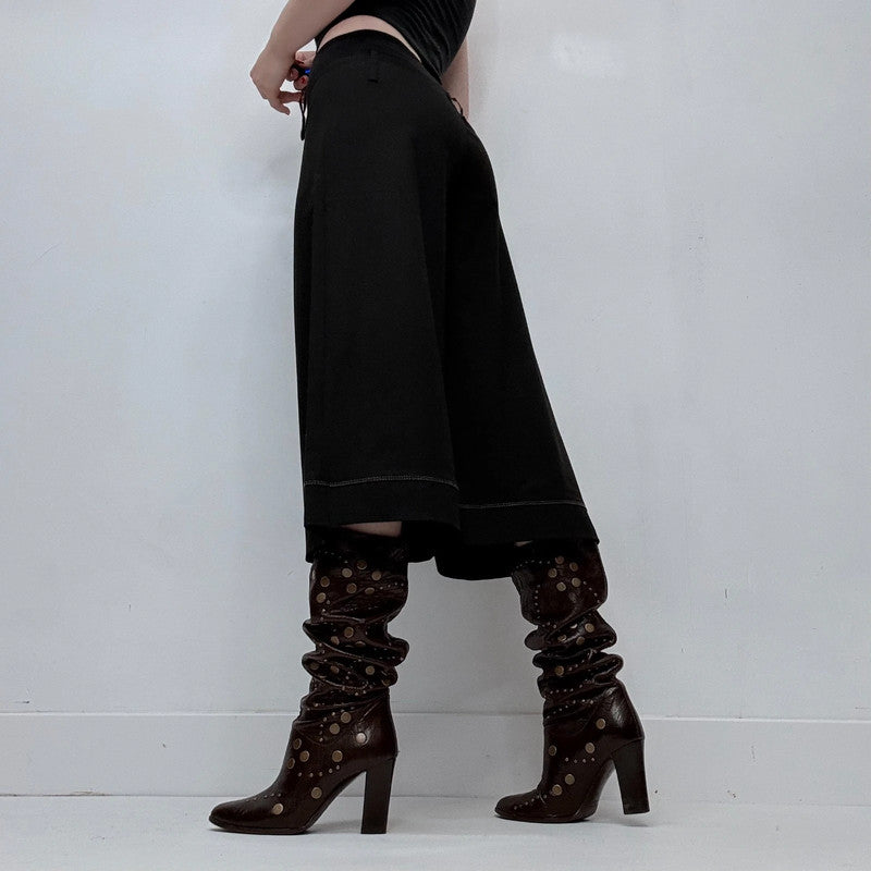 black Cop Copine flared trousers