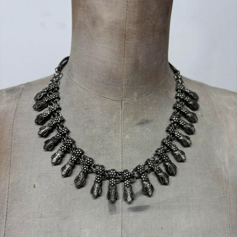 black chain collar necklace