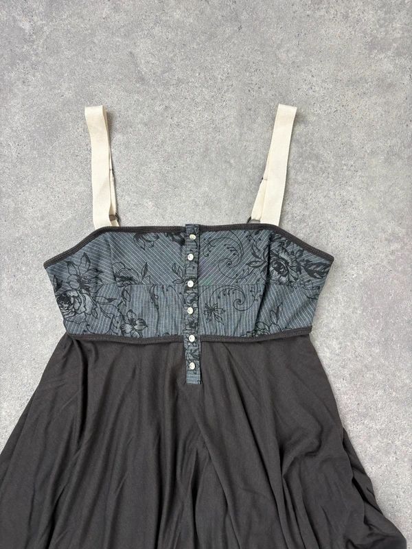 Cop Copine pleated flared grunge dress
