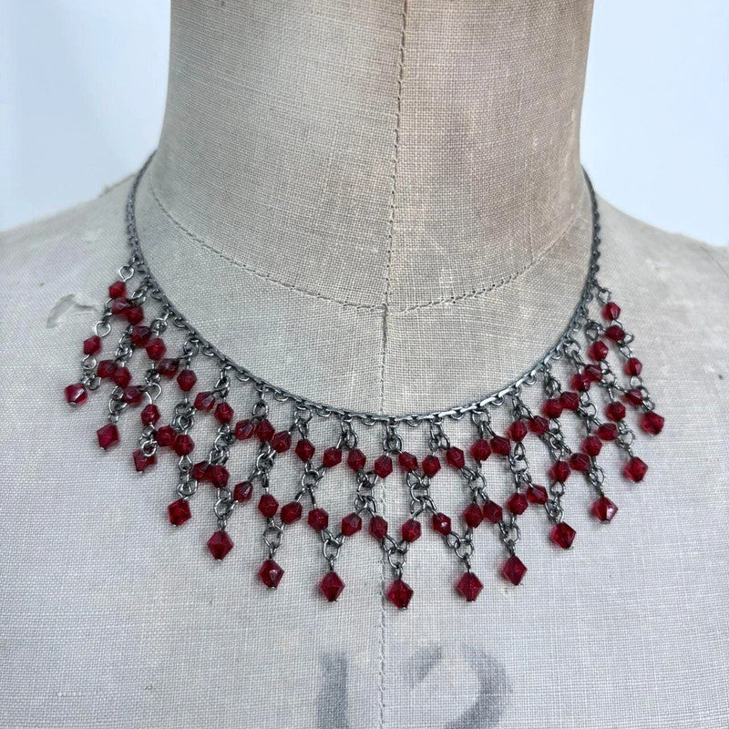 boho draped chain fairy necklace