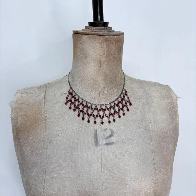 boho draped chain fairy necklace