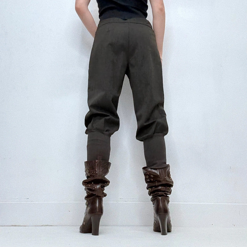 Cop Copine grey barrel leg archival pants