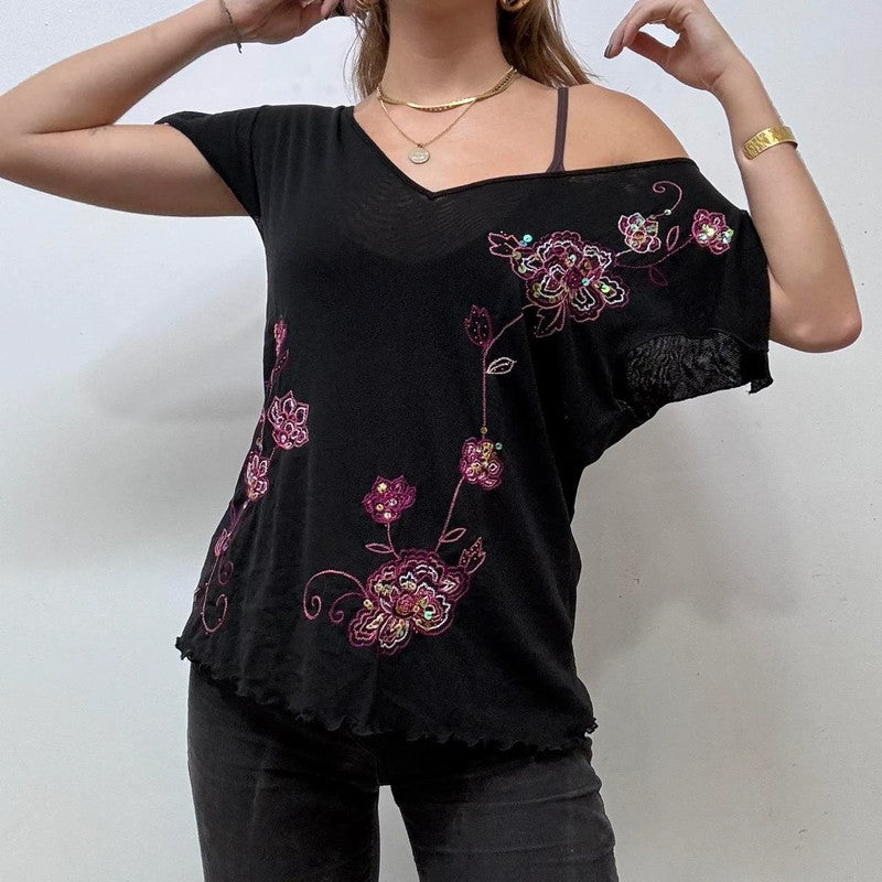 mesh butterfly Y2K fairy vest