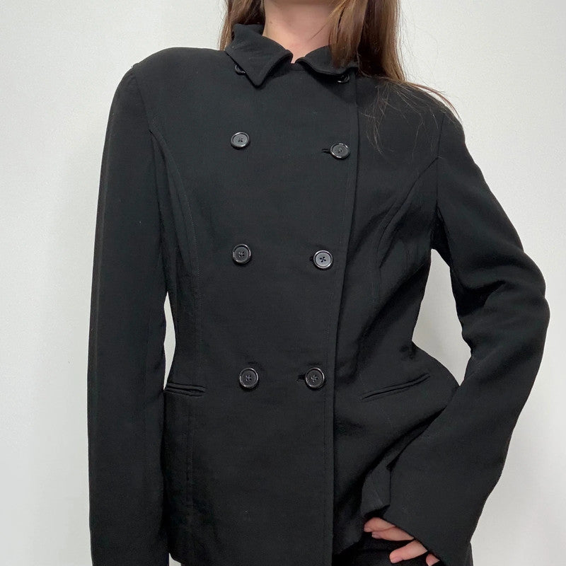 Black Ralph Lauren purple label silk and wool jacket