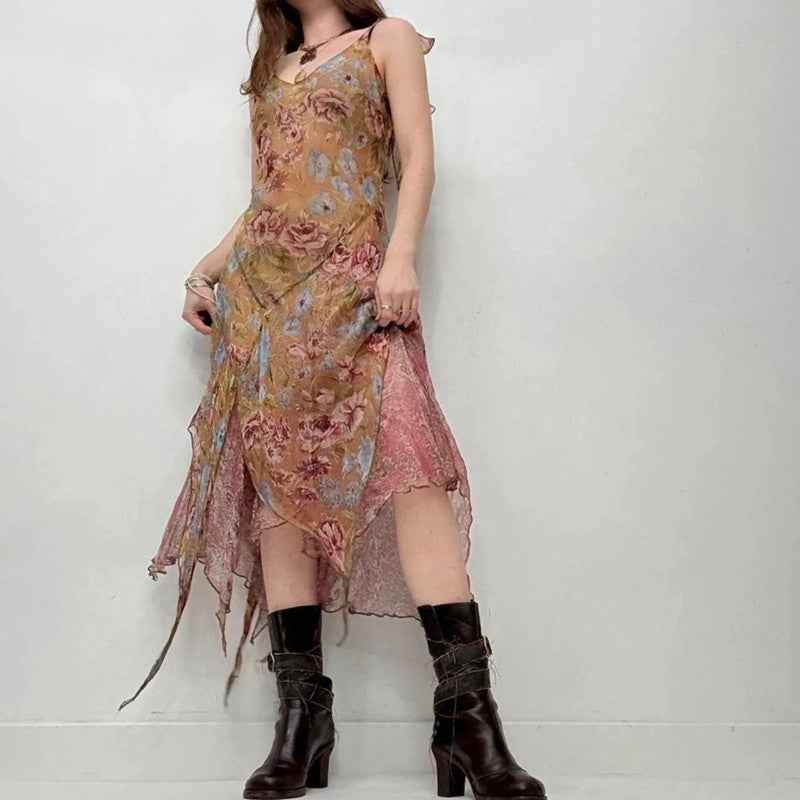 floral Rene derhy fairy paisley dress