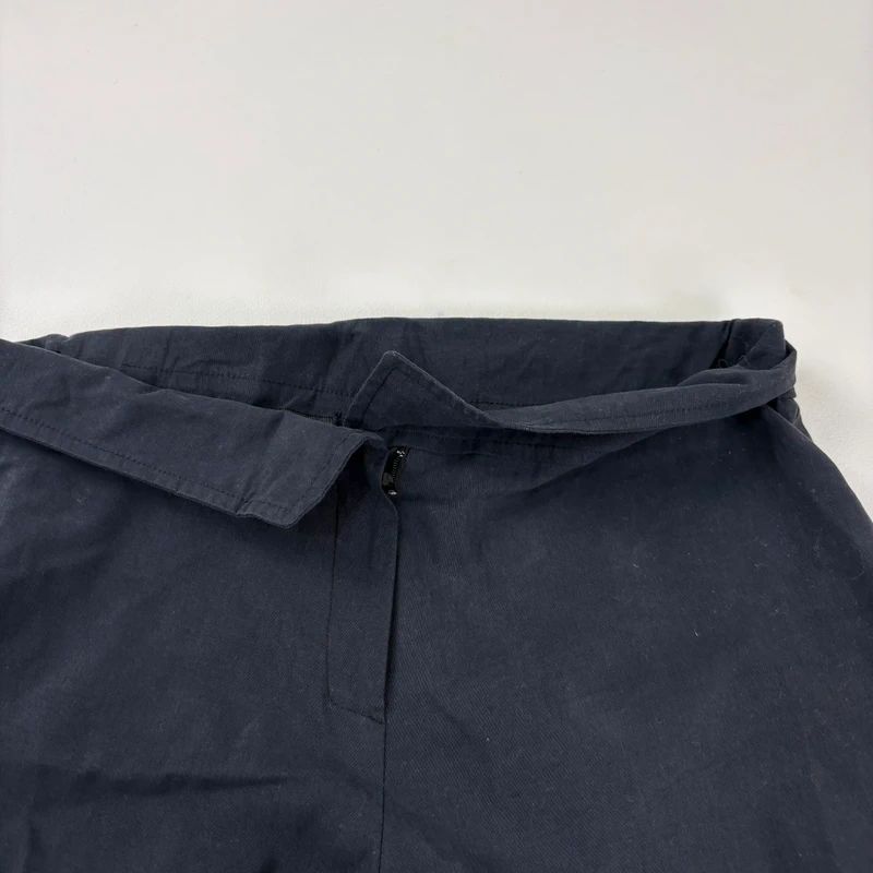 low rise wide leg capri pants