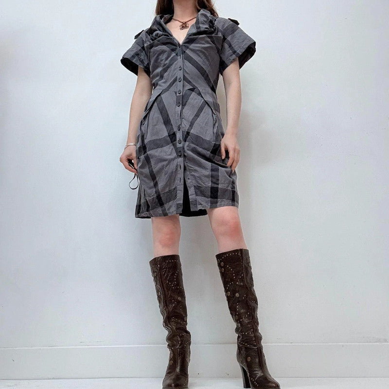 puff structured allsaints dress