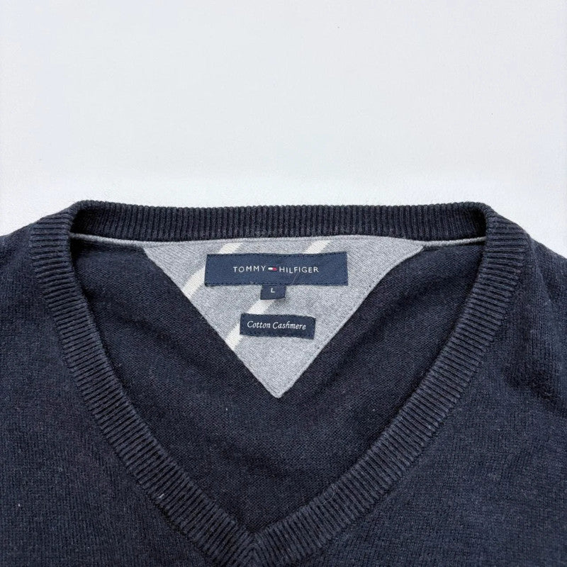 navy blue slouchy oversized jumper