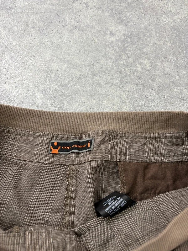 Cop Copine brown cropped capri pants