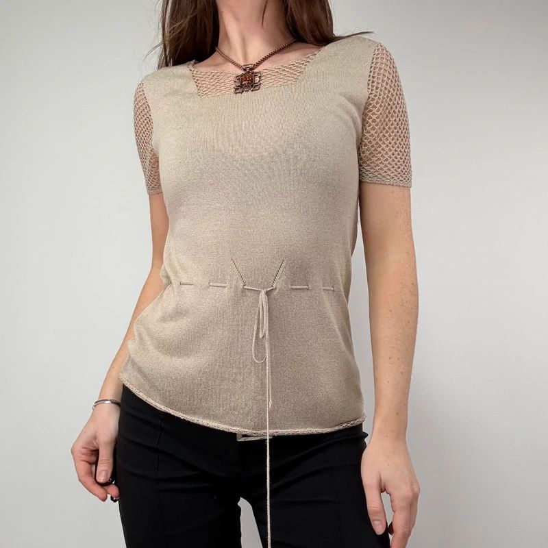 Laura Ashley Lace Knit Top