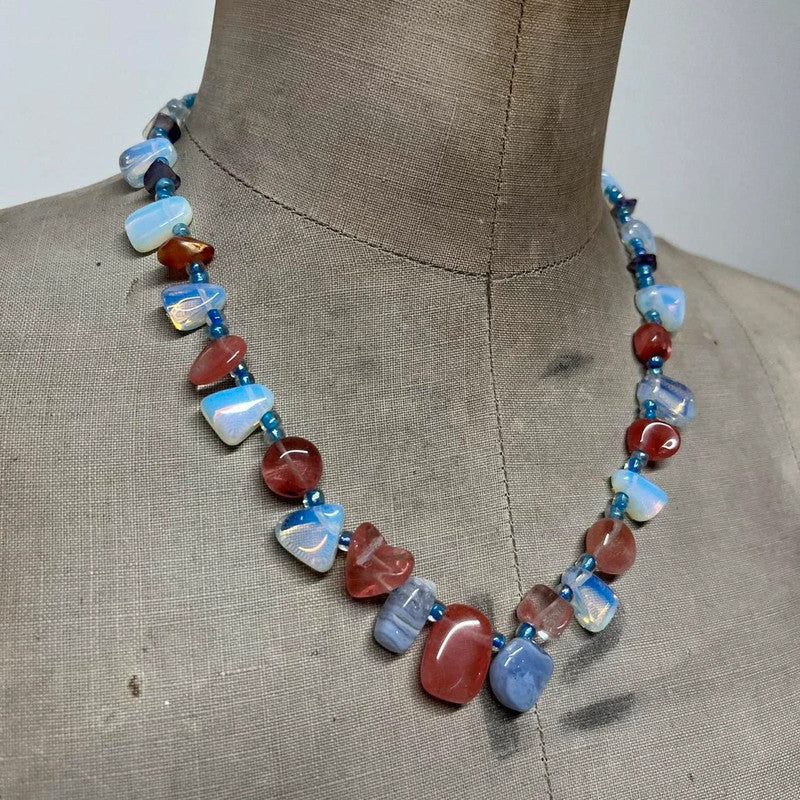 Chunky crystal necklace
