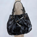 black ponyhair Fendi eyelet bag