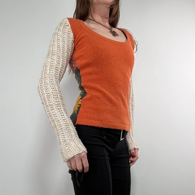knitted embroidered Custo Barcelona jumper
