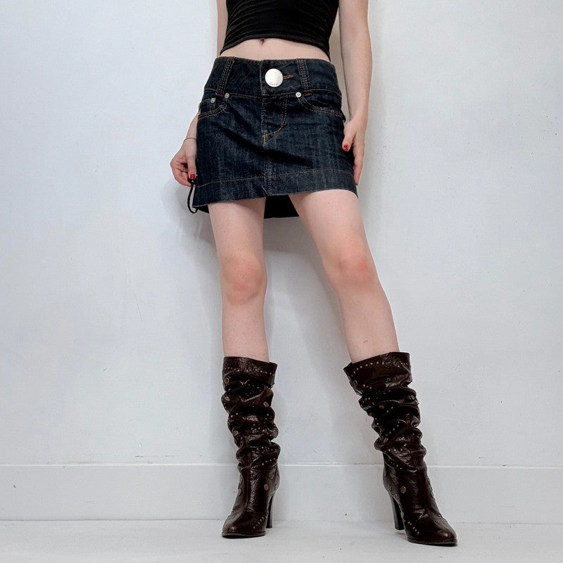 dark denim Miss sixty engineered skirt