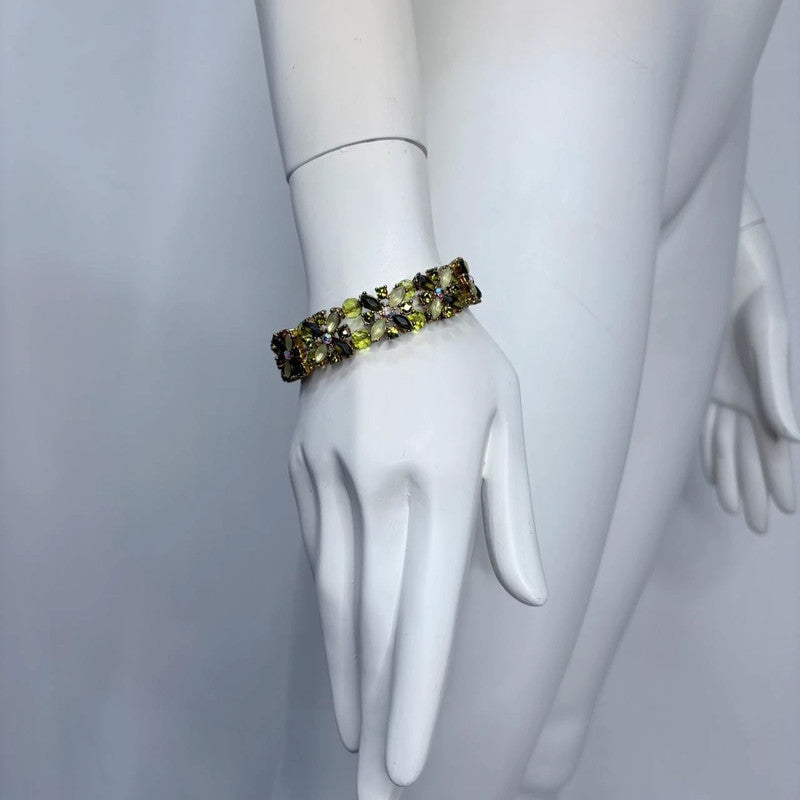 Chunky beaded boho bangle Bracelet