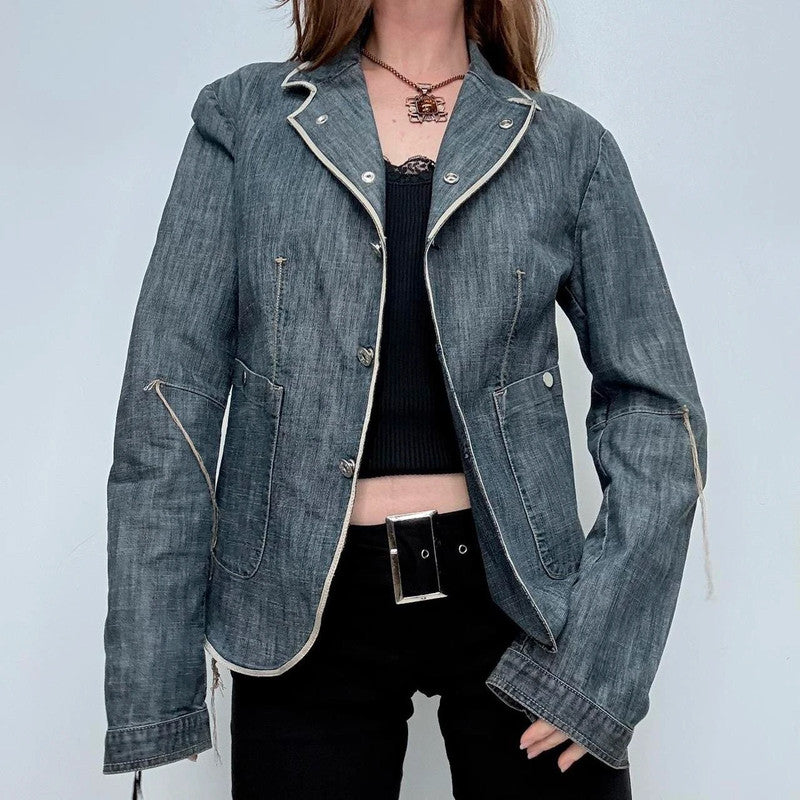salvage denim Marithe francois Girbaud military jacket