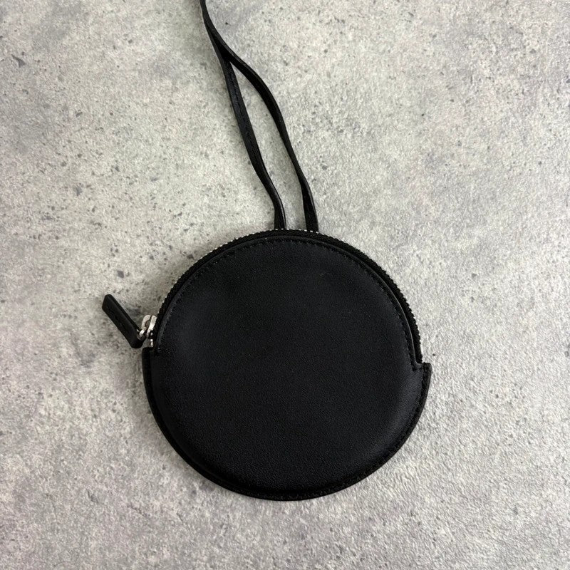 black Jacquemus Le Pitchou Round Coin Purse bag