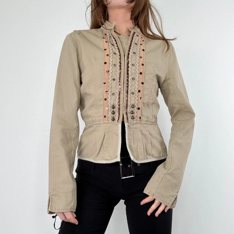 Napoleonic fitted lace corset jacket