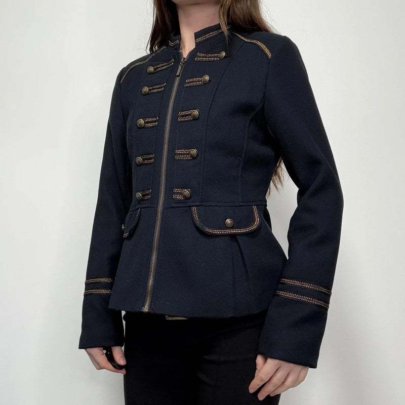 navy regency military jacket