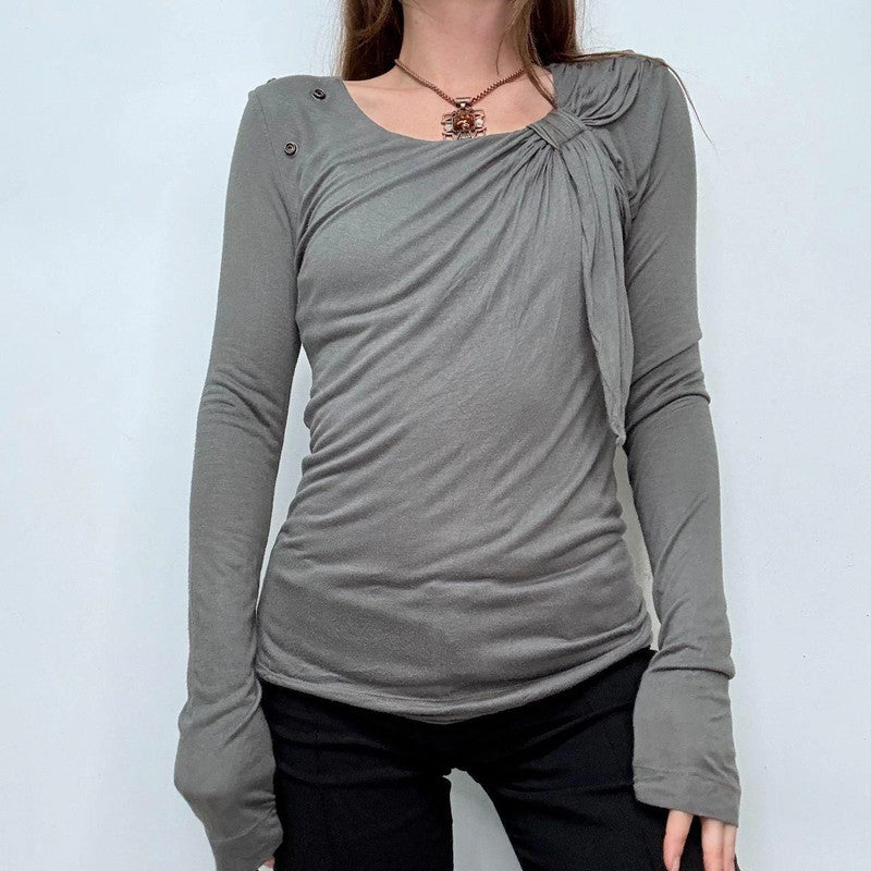 grey studded slouchy Miss sixty t-shirt