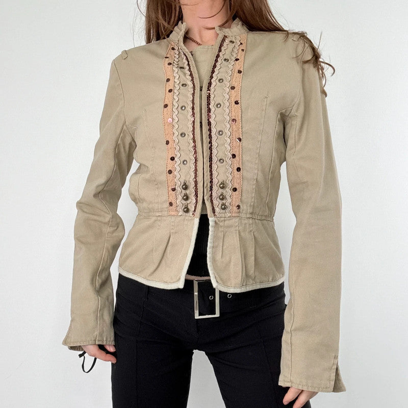 Napoleonic fitted lace corset jacket