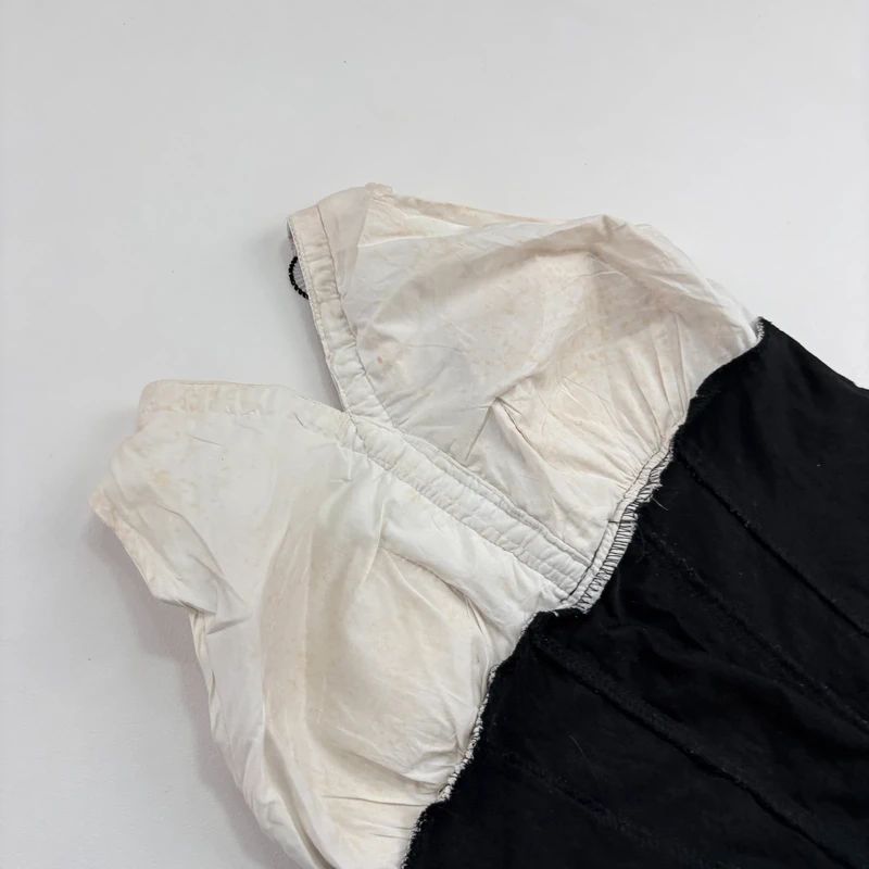 Corset Lace-Up Ruffle Goth Shirt vest top