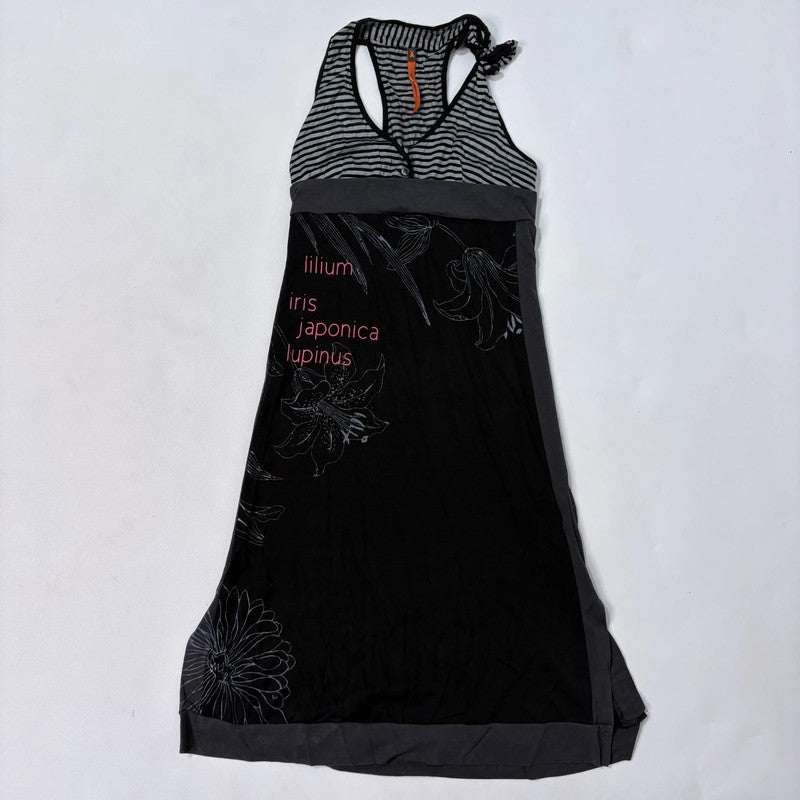 black striped Cop Copine midi dress
