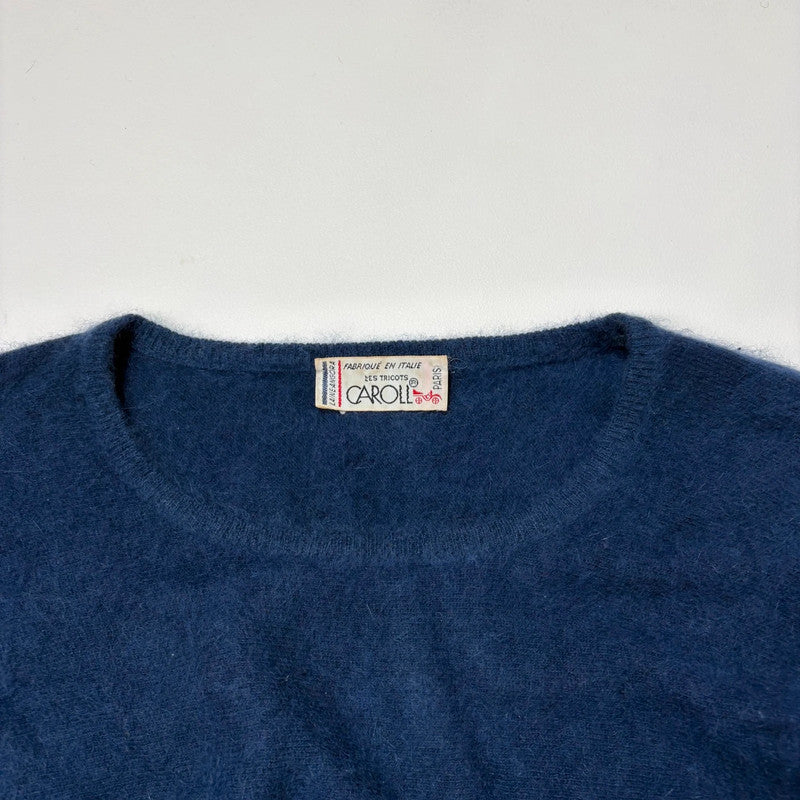 angora knitted slouchy batwing jumper
