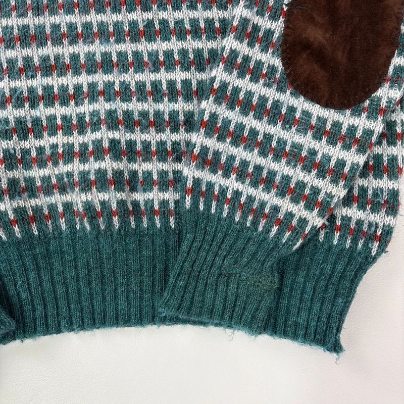oversized knitted jumper
