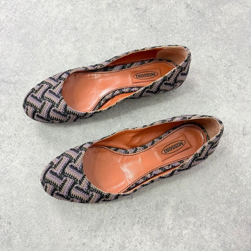 Vintage Missoni ballet flats