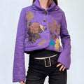 quilted cropped tapestry kenzo peacoat