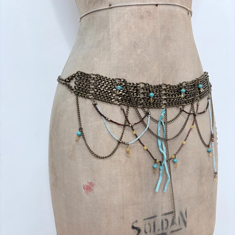 draped chain boho fairy belt