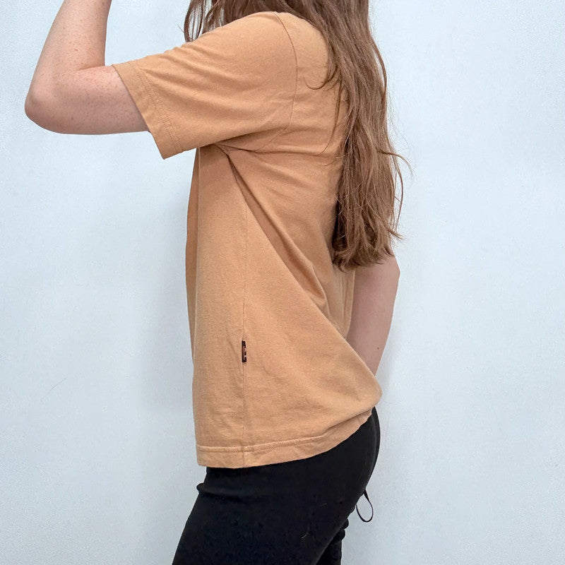 Jean Paul Gaultier brown graphic printed t-shirt