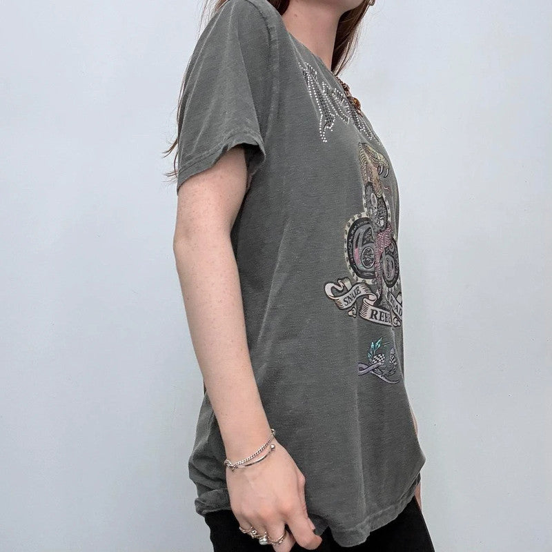 distressed graphic grunge t-shirt