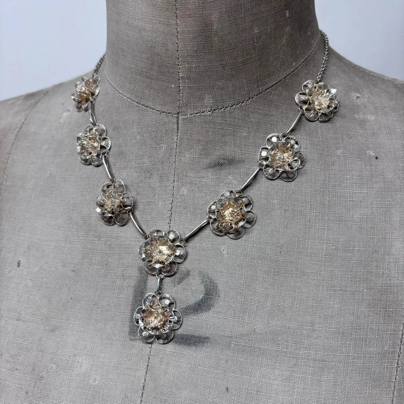 Regency fairy flower necklace