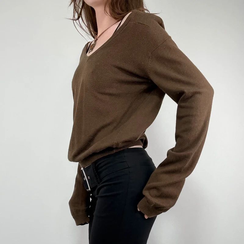 brown Isabel Marant slouchy knit jumper