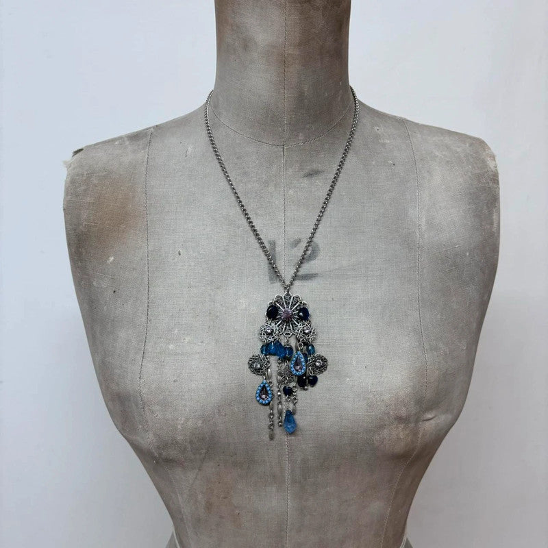 Boho fairy chandelier necklace