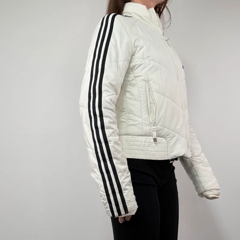 White Adidas Puffer Jacket