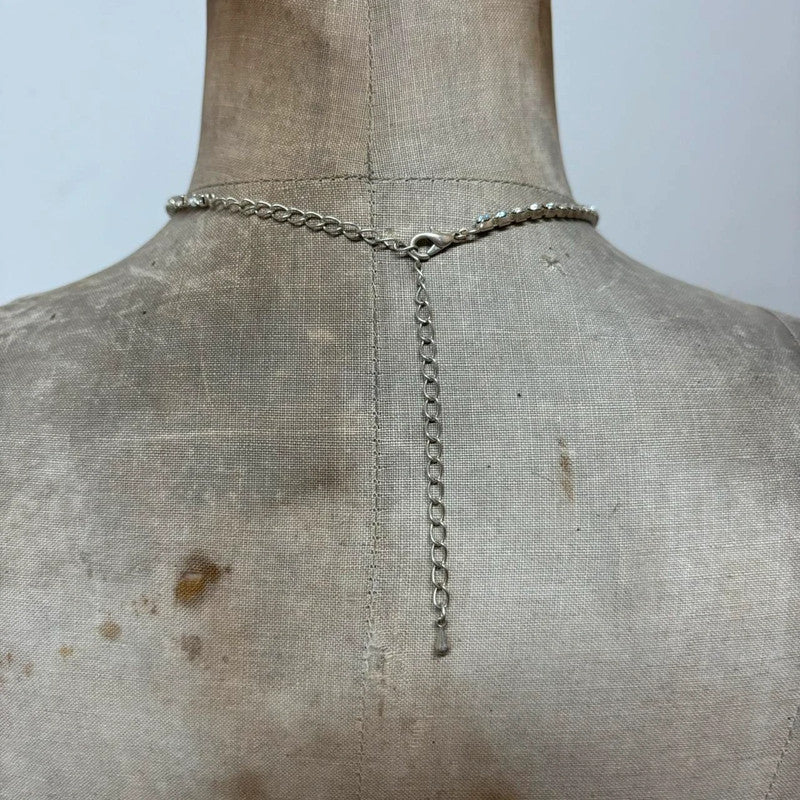 Diamante regency 90s necklace