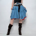 archival deconstructed Marithé + François Girbaud skirt