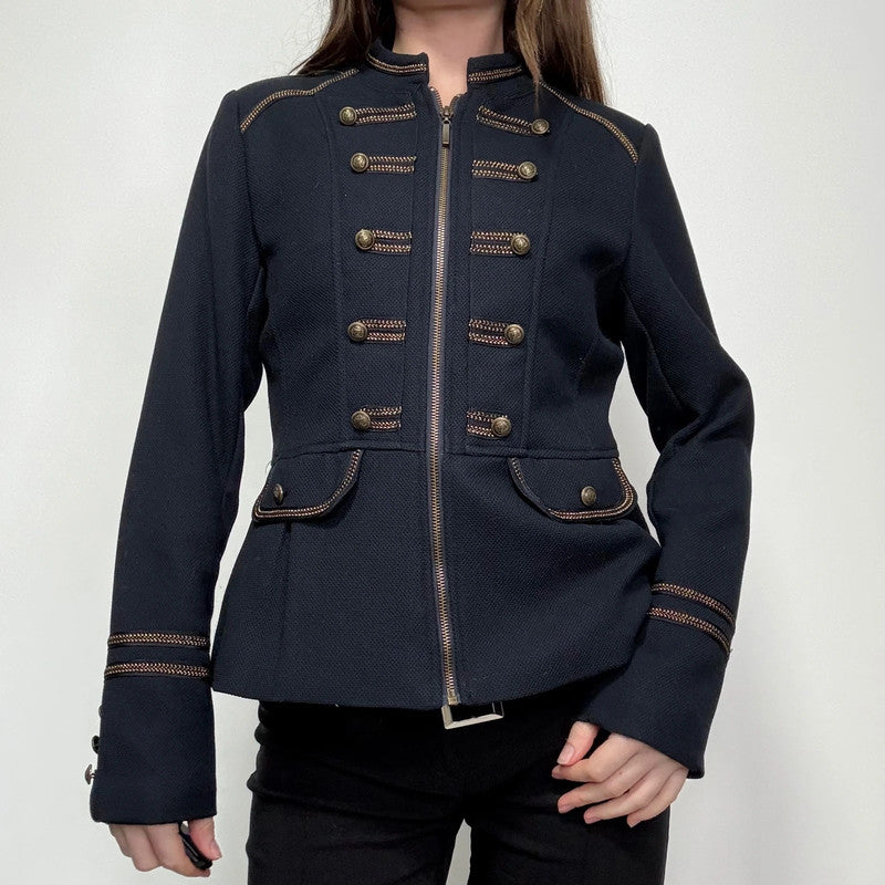 navy regency military jacket